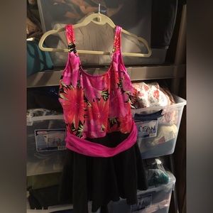 🌴Vintage Sea Fair Fluorescent Print Bathing Suit- 646 $35 or $30 w/offer